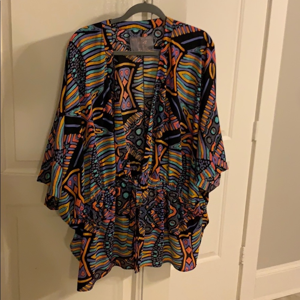 Melissa McCarthy Seven7 kimono jacket 1X